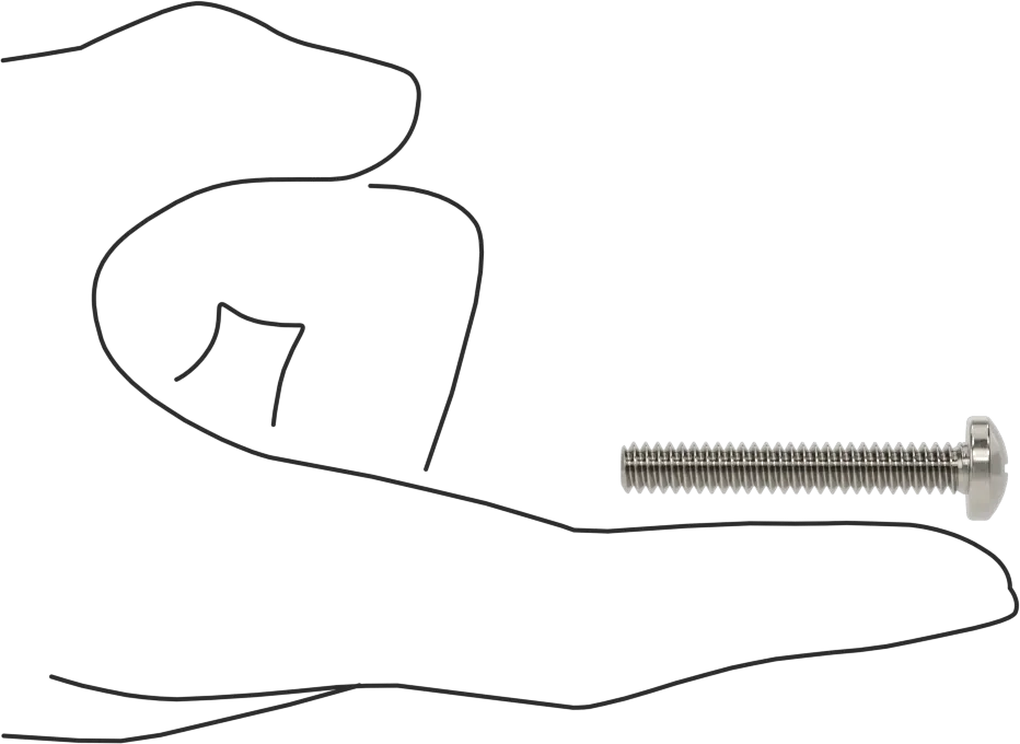 316 Stainless Steel Pan Head Phillips Screw - Image 3