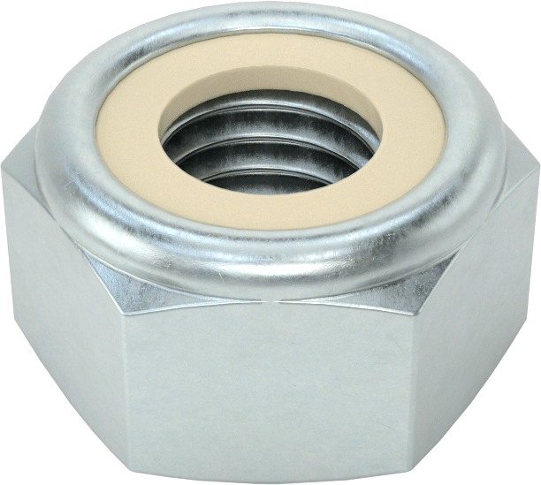 High-Strength Steel Nylon-Insert Locknut