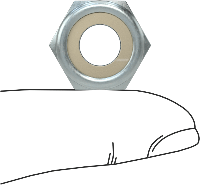 High-Strength Steel Nylon-Insert Locknut - Image 2