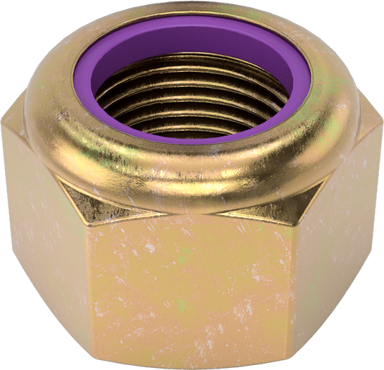 High-Strength Steel Nylon-Insert Locknut