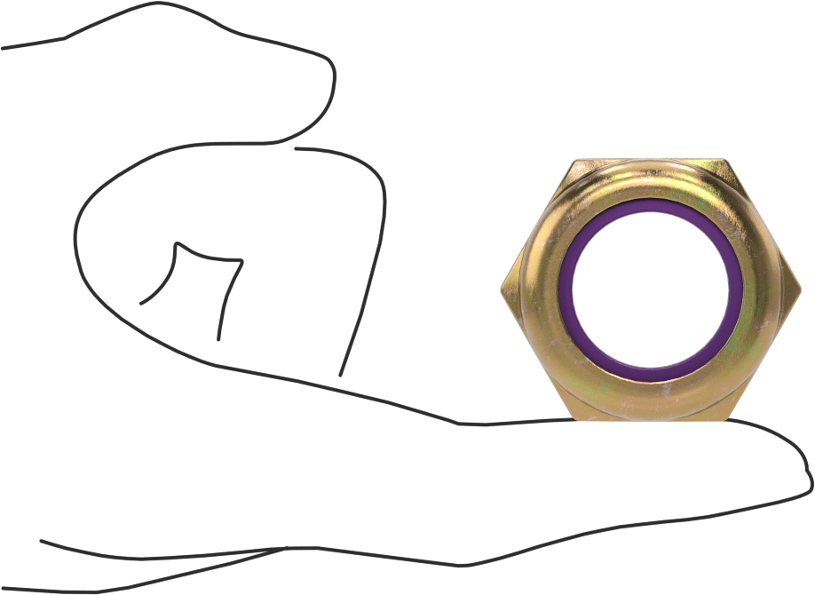 High-Strength Steel Nylon-Insert Locknut - Image 2